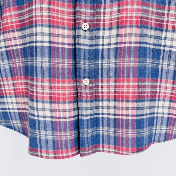 Faherty All Time Button Down Shirt - Autumn Plaid Size XXL Long Sleeve Flannel - Picture 4 of 16